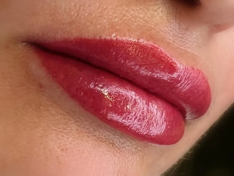 Labios efecto acuarela